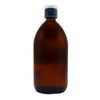 Devitre Brown Glass Bottle 1000 ml with Lid Measuring Cup and Label