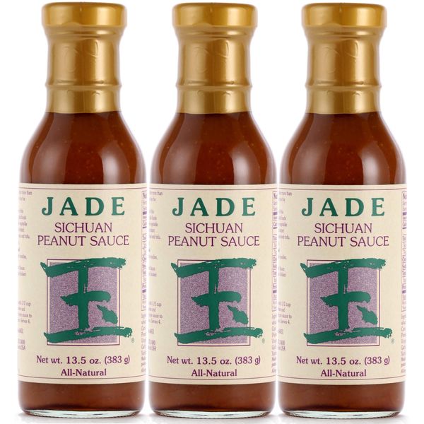 Jade All-Natural Sichuan Peanut Sauce, 13.5 oz., 3 Pack