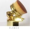 Glamza Gold Plated Round O Circle Powder Foundation Brush