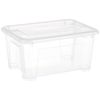 Ikea SAMLA Small Storage Box, Transparent, 5 Litres, 28x19x14 Centimetres, Plastic