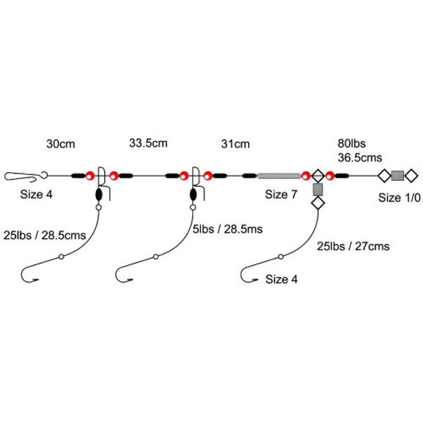 Tronixpro 3Hook Clipped, 3/0