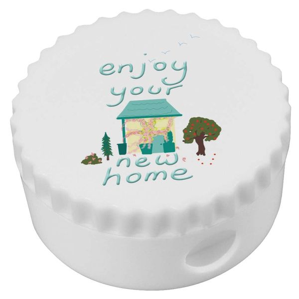 'Enjoy Your New Home and Garden ' Compact Pencil Sharpener (PS00042663)