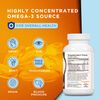 CardioTabs Omega-3 Enteric-Coated Fish Oil Supplements, Triglyceride Form, 1100 mg Total Omega-3 Fatty Acids, Non-Dairy and Gluten-Free, Special Enteric Coated Softgels for No Fishy Burps - 180 Count