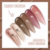 GECOMO Liquid Highlight Blush Eyeshadow Multifunctional Makeup Stick with Sponge Head 6 Colors 12ml - 04#