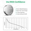 LiCB 20 Pack SR626SW 377 626 Watch Battery 1.5V Button Cell Batteries