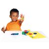 Jovi - Finger Paint 6 x 35ml Jars Assorted Colours Made from Natural Ingredients Gluten Free (540B)