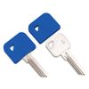 Two units Large Square Silcon Rubber TX3D Key Caps Covers. Twin pack (Blue)