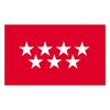 CafePress Madrid Flag Rectangle Sticker Rectangle Bumper Sticker Car Decal