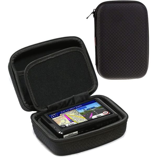 Navitech Car Dash Cam/Camera Carry Case/Bag Compatible With The Transcend Drivepro 130 (Case also fits with Windscreen Mount + Car Charger)