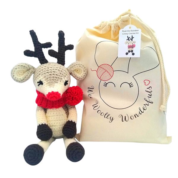 Reindeer Luxury Christmas Crochet Kit