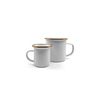 BAREBONES Enamel Espresso Cups, Set of 2