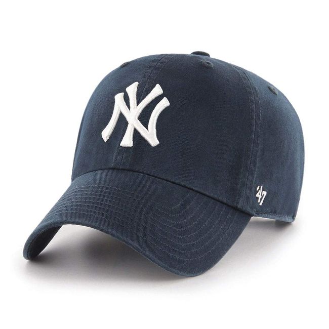 MLB New York Yankees Men's '47 Brand Home Clean Up Cap, Navy, One-Size