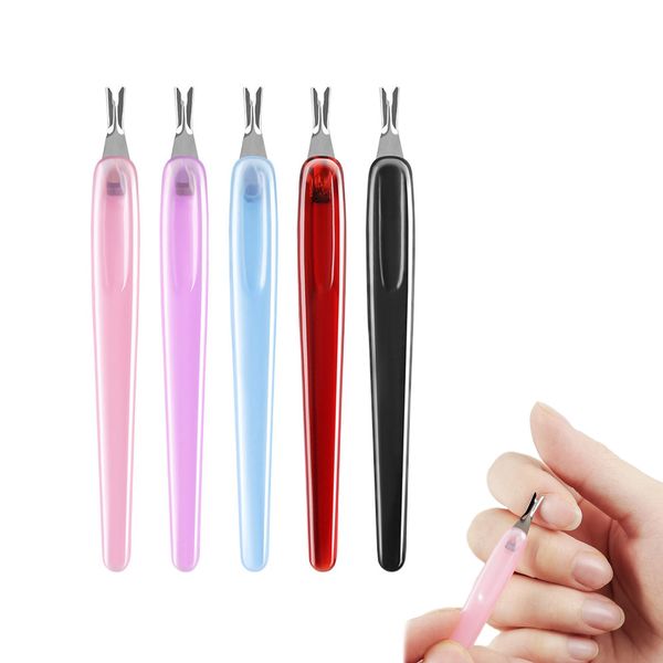 Doyime Cuticle Cutter Cuticle Cutter (Pack of 5), V-Shaped Knife, Cuticle Trimmer, Nail Art Tool, Nail Care Set for Nail Salon