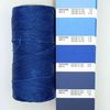Linhasita Waxed Thread 100 g / 170 m Polyester 1 mm Thick Macrame, 30 Colours blue
