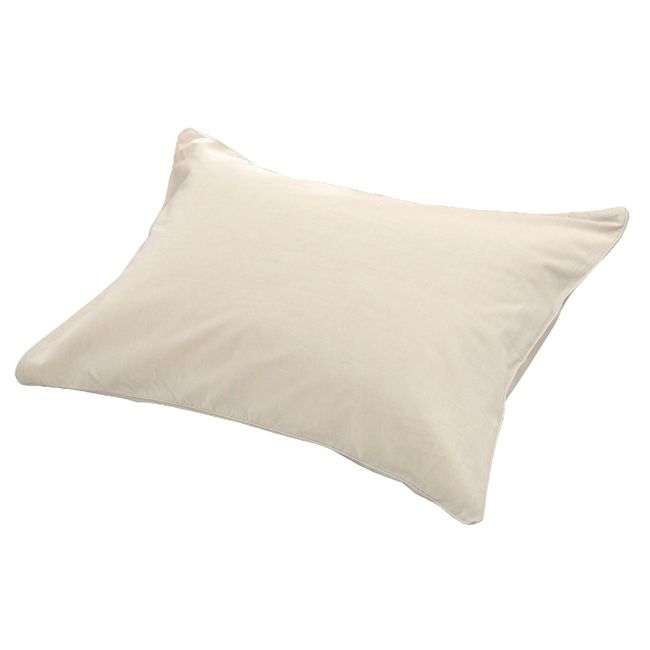 nishikawa SJ03120003 Pillowcase Pillowcase for Pillows 24.8 x 16.9 inches (63 x 43 cm), Washable, 100% Cotton, Gentle on the Skin, Medium Cover, Yarn-Dyed Specifications, Plain, Three Pure Bedding,