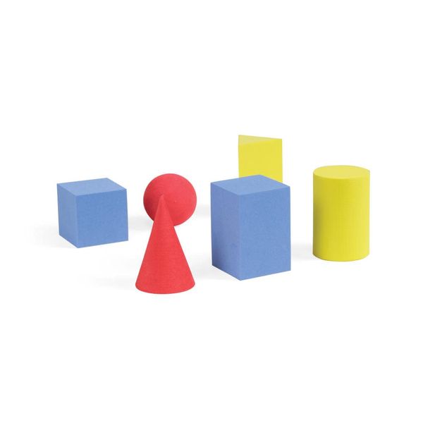hand2mind ManipuLite GeoSolids, Set of 6