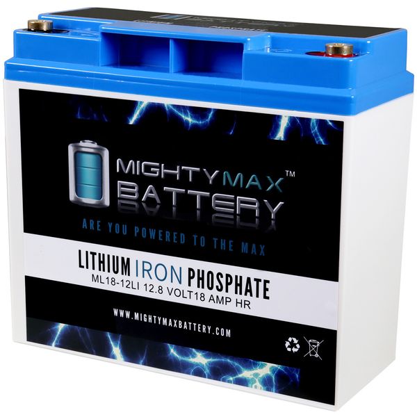 Mighty Max 12V 18AH Lithium Replacement Battery for Odyssey PC680