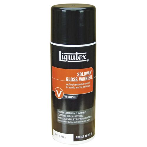 Liquitex Professional Soluvar Gloss Varnish, 295g (10.4-oz), Aerosol Spray