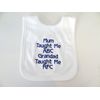 Personalised Glasgow Ranger Bib - Funny Quote - Great Gift RFC