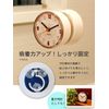 dretec Bath Clock, Bath Clock, Water Resistant, Waterproof, Analog, Table Clock, Suction Clock, Hook, Bath Clock, Spa Time (Pink)
