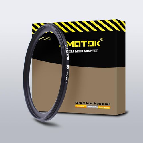 95 mm lens to 77 mm camera lens adapter, 95 mm to 77 mm filter step-down ring adapter ring, compatible with all 77 mm filter accessories. Made from CNC machined (95-77 mm)
