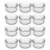 Clear Glass Souffle Dessert Bowls Ovenware Microwave Baking Kitchen Tableware (12)