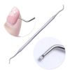 Kingsie 4 Piece Nail Polish Remover Stainless Steel Nail Lifter Nail File Zonde Sweetskin Treatment Curled Nails Thick Nails Feet Nail Care Foot Care Nail Care