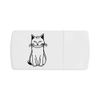 'Content Sleeping Cat' Pill Box with Tablet Splitter (PI00025829)