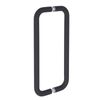 Access Hardware Matte Black Back to Back Door Pull Handles - 400mm Centres