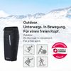 Black Crevice Men's Insulation Trousers I Ski Touring Trousers Sizes I Breathable Men's Ski Trousers I Elastic Waistband I 100% Polyester I Waterproof Touring Ski Trousers, black/red