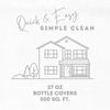 QUICK SHINE Concentrated Deep Cleaner, Revitalizes Floors & Cleans Grout, 27 Oz