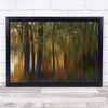 Fingerprint Designs Fall Impression 1 Autumn Trees Leaves Maple Wall Art Print