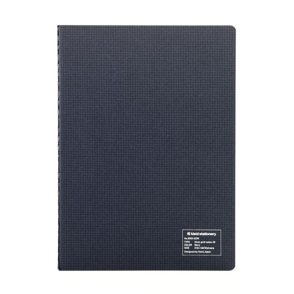 Kleid Original Notebook - A5 - 2 mm Graph - Navy - White Paper