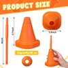 Gerrii Plastic Race Car Party Cups with Straws Set, Construction Cone Shaped ...