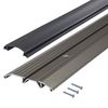 M-D Building Products 49004 3-3/4-by-3/4-by-36-Inch Deluxe Low Threshold with Vinyl Seal, Satin Nickel Finish