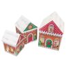 Punch Studio Christmas House Box 3 Piece Set (White)