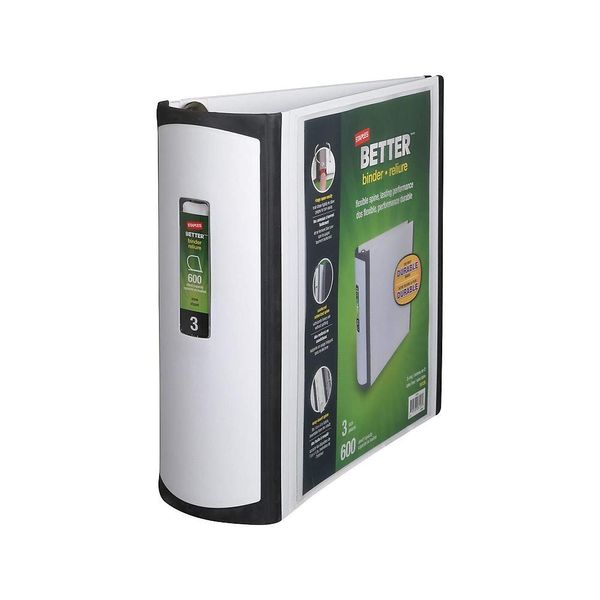 3-Inch Staples Better View Binder with D-Ring