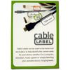Cable Labels - Self Adhesive Pack of 24