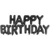Happy Birthday Foil Banner (Black)