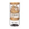 Sass & Belle Beauty Stacking Jars - Set Of 3