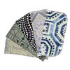 1 Ply Moroccan Tile Flannel Washable Kids Lunchbox Napkins 8x8 inches 5 Pack - Little Wipes (R) Flannel