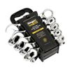 Sealey S0561 Metric Stubby Combination Spanner Set, 10 Pieces, Silver