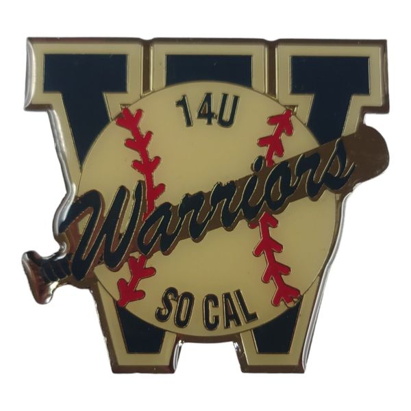 Fastpitch Softball 14U So Cal Warriors Lapel Pin 1¾"x2"