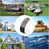 50w 12v Flexible Solar Panel Kit Waterproof Lightweight Module Off-Grid Power