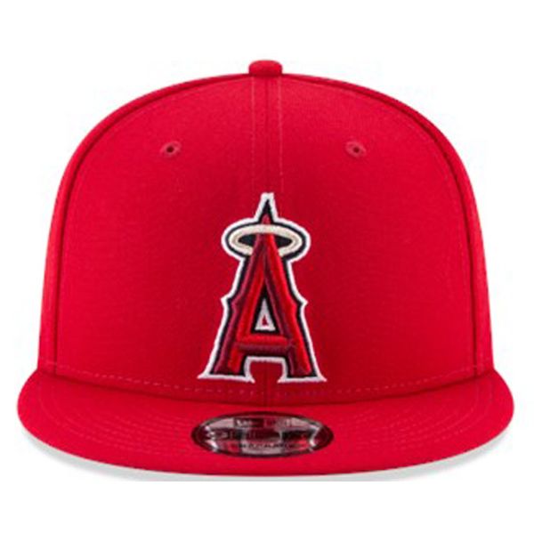 New Era Authentic Angels Red 9Fifty Snapback OSFM Hat Cap- Adjustable