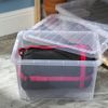 Wham Clear Plastic Storage Box - 35 Litres, White, (10890)