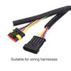 Alex Tech 50ft – 3/4 inch Split Wire Loom Tubing Wire Conduit – Black