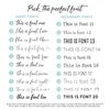 Pretty Perfect Studio Custom Quote Wall Art is Personalized 8"x10"