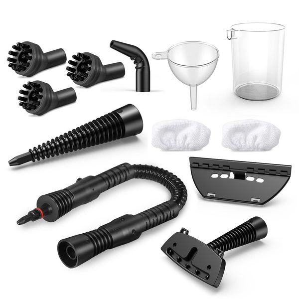 DreamNature Steam Cleaner 12pcs Attachments Accessories for Kitchen, Bathroom, Window