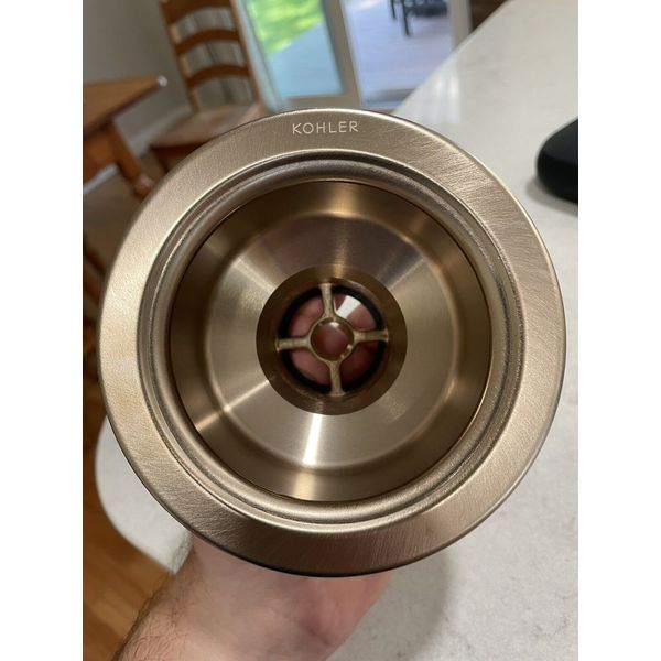 KOHLER K-8801-BV Duostrainer Sink Strainer, Vibrant Brushed Bronze,1.5"